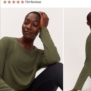 Leila Long Sleeve Tee (FERN)